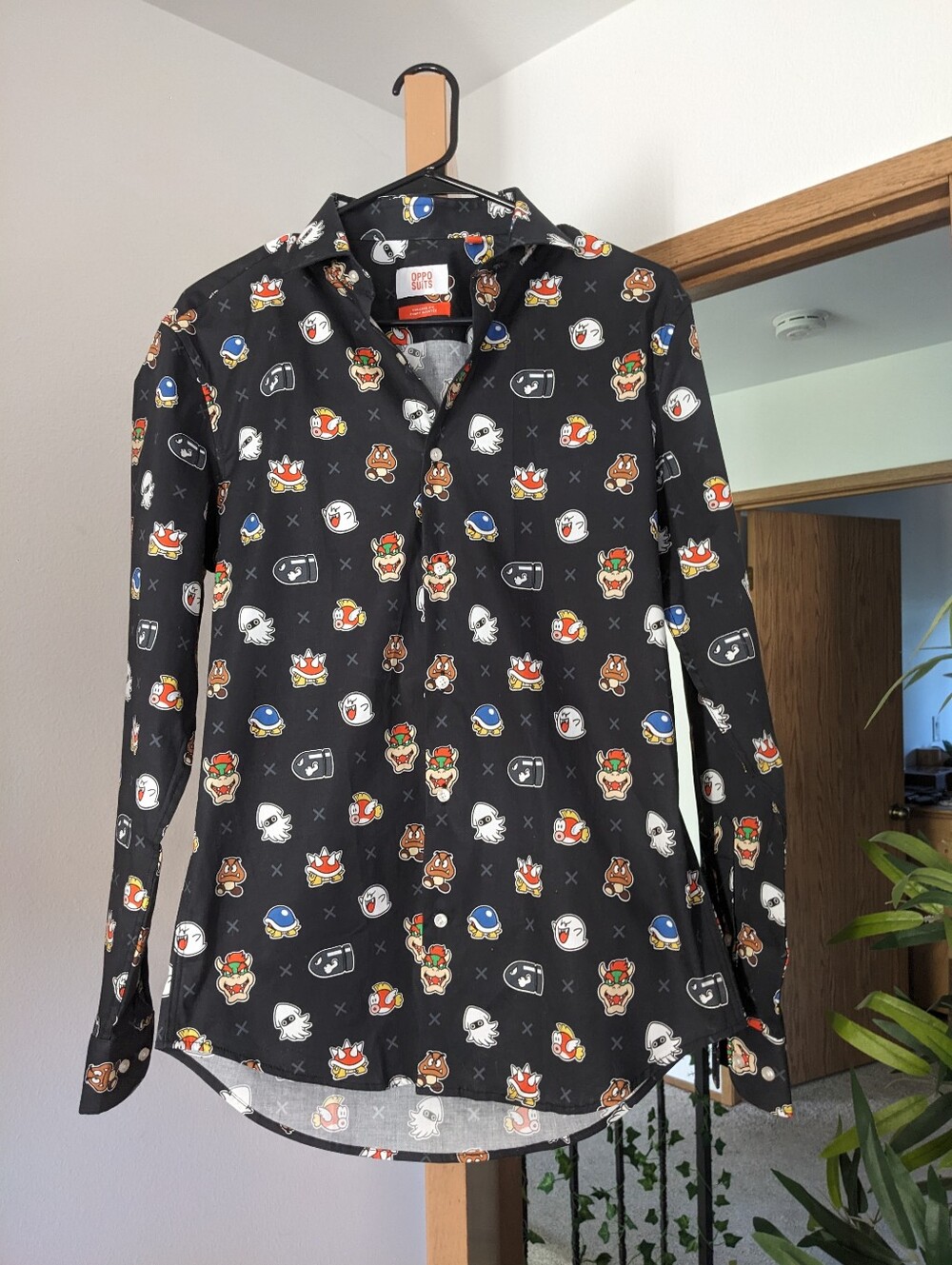 Black OppoSuits Graphic Button-Down Shirt - Unbranded